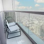 Perfect Views Of Dubai-Balcony-High Floor